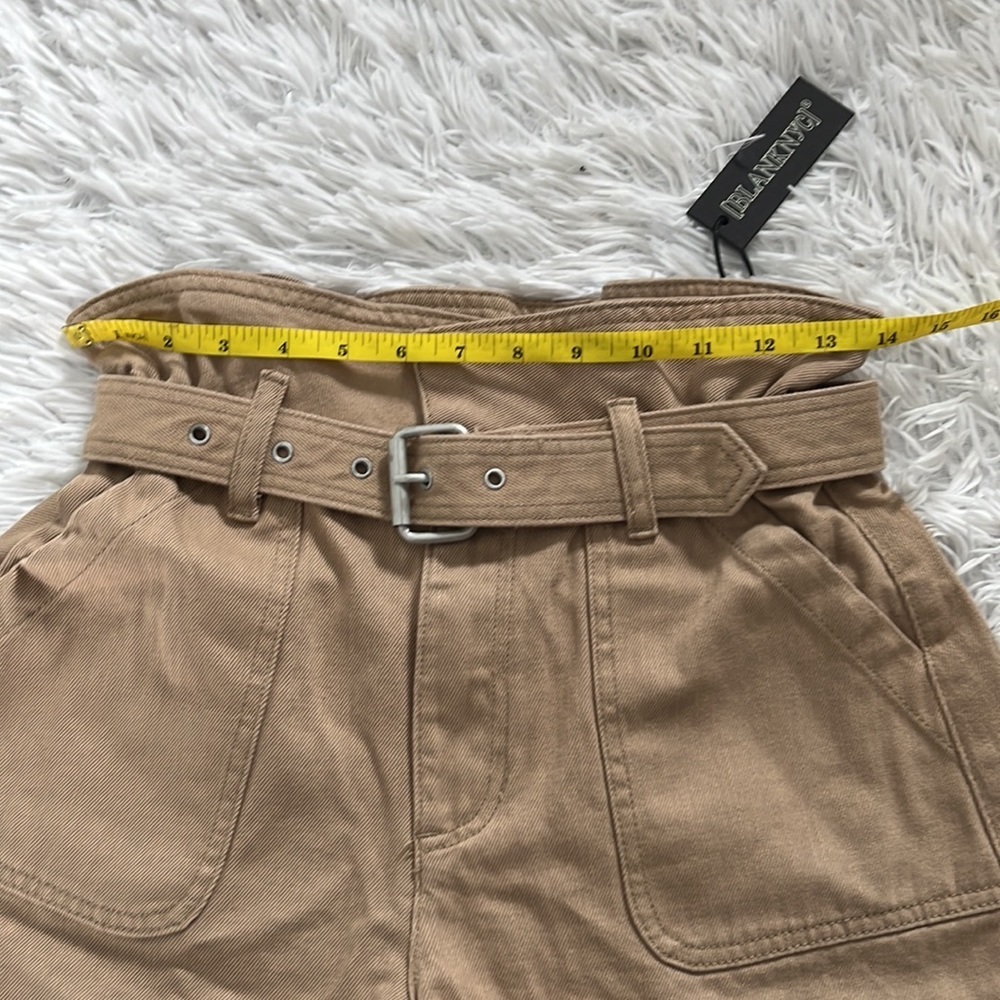 Blank NYC High Waist Tan Shorts - Picture 3 of 10